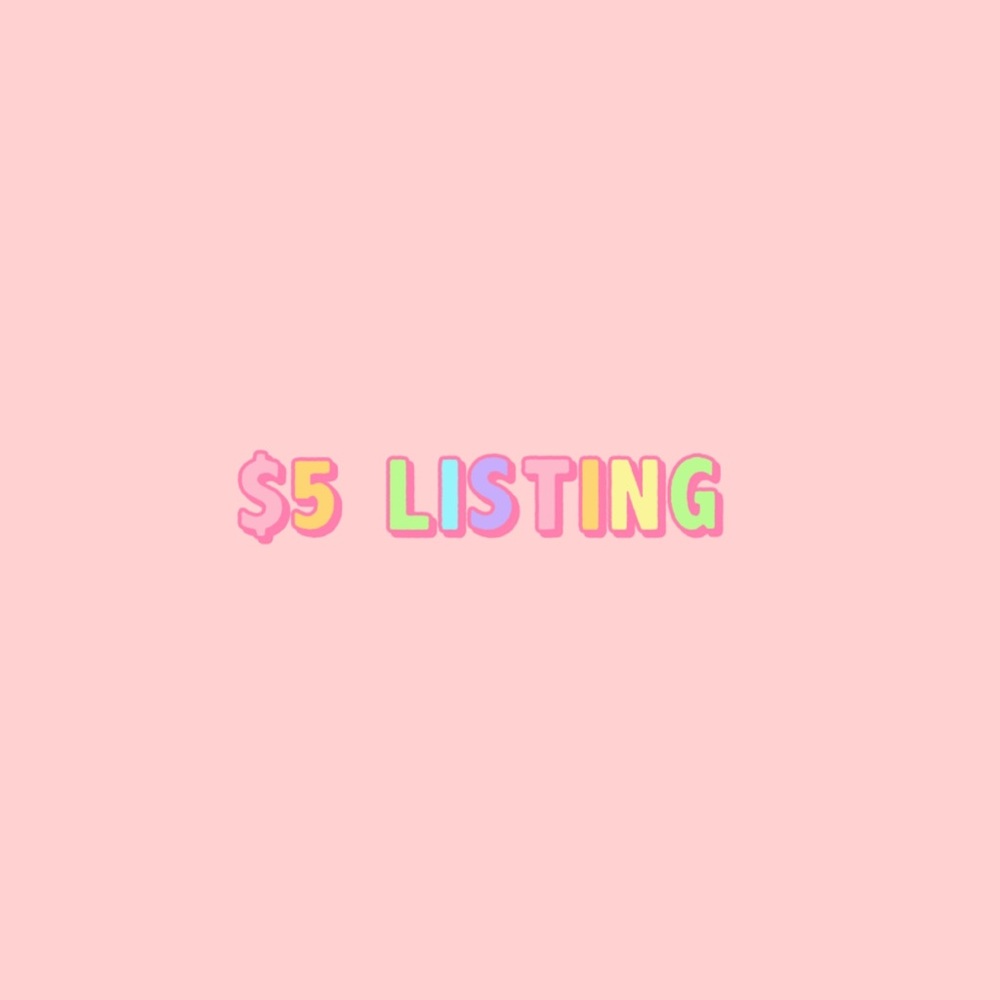 $5 unlisted